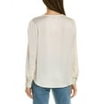 thumbnail image 2 of Jones New York Womens Simplified Utility Pullover Blouse, Beige, X-Small, 2 of 3