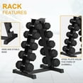 thumbnail image 4 of Premium Rubber Coated Hex Dumbbell Weight Set,Multiple Sizes Exercise & Fitness Dumbbells,Multiple Packages,210LB/350LB/450LB/550LB for Muscle Toning, Strength Building & Full Body Workout, 4 of 7