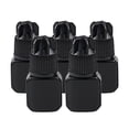 thumbnail image 4 of 5 uds. de pegamento para pestañas de injerto rellenables vacías aplicador de pegamento de plástico para apretar negro 5ml shamjiam botella de pegamento de pestañas, 4 of 5