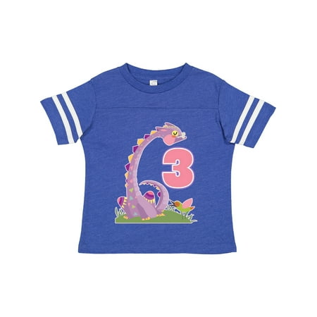 

Inktastic 3rd Birthday Dragon 3 Year Old Girl Gift Toddler Toddler Girl T-Shirt