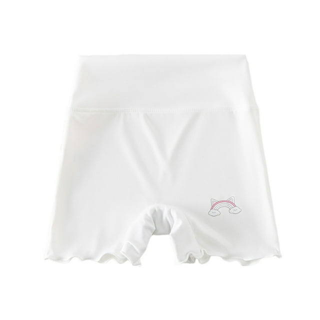 Odeerbi 3-10 Años Niñas Pantalones Cortos de Ciclismo Vestido de Seguridad Bajo La Ropa Con Deslizamiento Pantalones Cortos de Yoga Y Baile Pantalones Cortos Sin Costuras