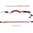 thumbnail image 2 of Generic 1.5M Kayak Paddle Safety Leash with Spring Cord, Anti-Loss Tether for Canoeing, Black (KK-A42), 2 of 6