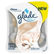 Glade PlugIns Refill 2 CT, Sheer Vanilla Embrace, 1.34 FL. OZ. Total
