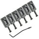 thumbnail image 1 of 6 sillines de puente de cuerda plana negros con zitterndolo zitternd bar para guitarra eléctrica, 1 of 7