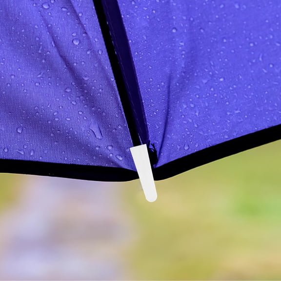 IDEANATEGRATE 10Pcs Easy Install Umbrella Tail Cap Covers Metal Beads for Folding and Golf Umbrella Repairs