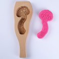 thumbnail image 4 of Molde de madera portátil Bearachild para pasteles de Mooncake galletas y dulces reutilizable lavable Type3 NO3, 4 of 6