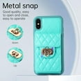 thumbnail image 5 of Phone Case for iPhone Xs X 10 10s Wallet Cover with Credit Card Holder Shoulder Crossbody Strap Long Lanyard Leather Cell Accessories iPhoneX iPhoneXs iPhone10 i PhoneX SX 10x 10xs X’s Women Men Green, 5 of 15