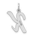 thumbnail image 3 of Collier Monogramme Initiale Lettre K en Argent Sterling 925 Pendentif Charme, 3 of 8