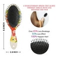 thumbnail image 6 of Hair Brush Pioneer Colorful Floral Cushion Base Hair Brushes Touch Paddle Double Sided Pattern Oval Hairbrush, 6 of 7