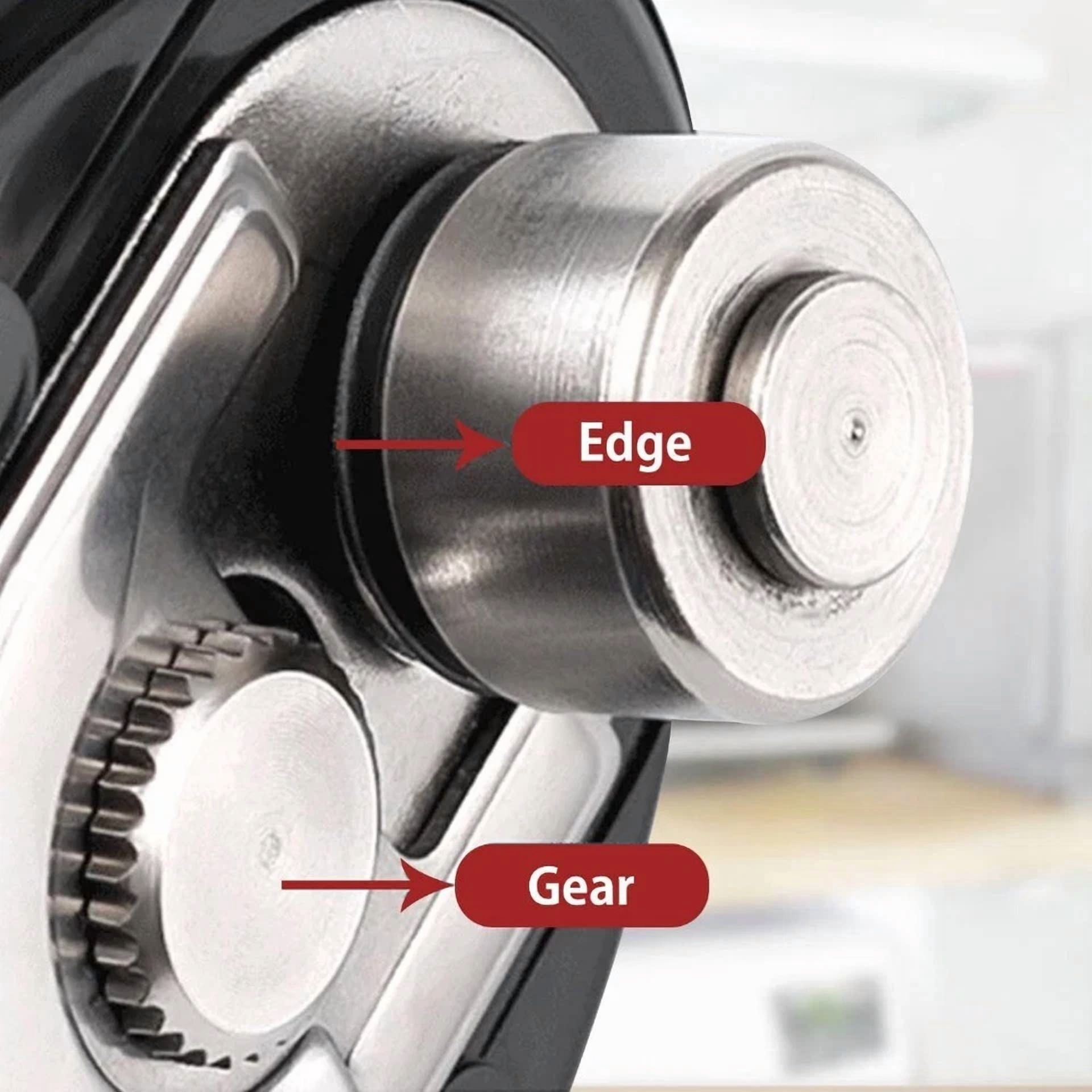 One Touch Electric Can Opener Fits Almost Can Sizes For Seniors With Arthritis