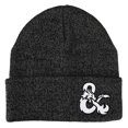 thumbnail image 1 of Gorro de invierno de Dungeons and Dragons Ampersands con el logotipo bordado plano en color carbón oscuro de acrílico, 1 of 2