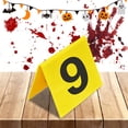 thumbnail image 4 of Marcador Número Evidencia Escena Del Crimen Acrílico para Juegos Fiesta, 4 of 9