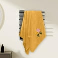 thumbnail image 5 of Xuniizn Bath Towel and Wash Cloths Set: 1* Cartoon Flower Bath Towel 70x140Cm, 100%Polyester, Highly Absorbent & Fade Resistant, 5 of 7