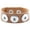 Light Brown, variant on Soft Leather 3 Bracelet Snap Jewelry Fits 18MM 20MM Ginger Charm Buttons