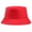 Red, variant on harmtty Unisex Cotton Fisherman Hat Solid Color Beach Outdoor Sunshade Hip Hop Basin Cap,Red