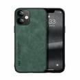 thumbnail image 2 of Allytech Luxury Leather iPhone 12 case, Luxurious Leather Cover Case Protective Ultra Thin Anti-Slip Simple Shell Cover for iPhone 11 6.1 inch,Green, 2 of 6