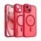 thumbnail image 1 of Chenchen Magnetic for iPhone 15 Plus Case, Upgraded [Full Camera Protection] [Compatible with Magsafe] [Translucent Matte] Shockproof Protective Phone Case for iPhone 15 Plus 6.7" - Red, 1 of 1