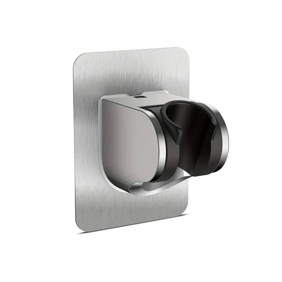 FEELSO Shower Head Holder, Strong Adhesive No-Drill Wall Mount, Adjustable for Handheld Shower RV & Bathroom, Silver