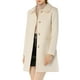 thumbnail image 1 of Abrigo de invierno de longitud media con cuello de solapa y un solo botón para mujer INSPIRE CHIC L Crema Blanca, 1 of 7