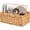Natural, variant on Best Choice Products Handwoven Silverware Organizer w/ Handle, 5 Compartment Flatware Organizer - Natural