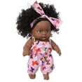 thumbnail image 5 of Tarmeek Baby Doll Toys for Girls Age 3 4 5 6 7 Years Old,8Inch Black African Black Baby Cute Curly Black Baby Dolls Toy Birthday Gifts for Kids, 5 of 9