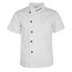 thumbnail image 2 of Unisex Chef Chaquetas Abrigo Mangas Cortas Camisa Cocina Uniformes M Blanco Sunnimix Uniforme de chaqueta de chef, 2 of 8