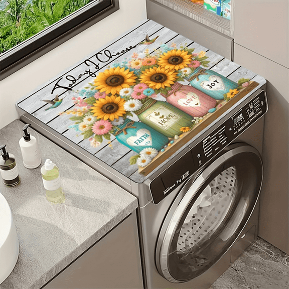 Washing Machine Mat - Non-Slip,Quick-Dry & Absorbent, 20"x24, Washing Machine Cover Mat