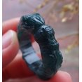 thumbnail image 2 of Certified Icy Green Burma Natural A JADE Jadeite Dragon RING USA. 9 RING 653066 TN, 2 of 11