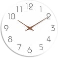 thumbnail image 1 of Home Decor Wooden Silent Tickless Clock 10 Inch Wall Clock (a Style), 1 of 5