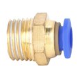 thumbnail image 3 of Conector macho rápido de empuje neumático, adaptador de accesorios rápidos de aire, pc6-02 G1/4, 25 uds., 3 of 8