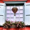 thumbnail image 3 of Solar Powered Acrylic Hot Air Balloon Light with Flickering Flame, Weather-Resistant, for Garden, Patio, Balcony, or Party Decor., 3 of 5