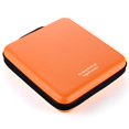 thumbnail image 4 of alavisxf xx 192 Capacity EVA CD/DVD Case Orange Portable Zipper Holder Disc Storage Organizer Wallet, 4 of 6