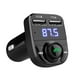 thumbnail image 1 of Kit manos libres Bluetooth inalámbrico para coche Transmisor FM Reproductor MP3 Cargador USB, 1 of 6