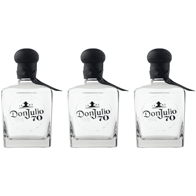 Pack de 3 Don Julio 70 Añejo Cristalino 700 ml