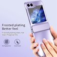 thumbnail image 3 of Dteck Case for Samsung Galaxy Z Flip 5 ,Luxury Plating Phone Case Hinge Protection Slim Hard PC Shockproof Slim Protective Cover for Samsung Galaxy Z Flip 5,Purple, 3 of 7