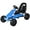 Blue, variant on Costway Xmas Gift Go Kart Kids Ride On Car Pedal Powered Car 4 Wheel Racer Toy Stealth Outdoor Red