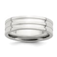 thumbnail image 6 of 925 Sterling Silver 6mm Polished Fancy Band Ring Size 7.5, 6 of 7