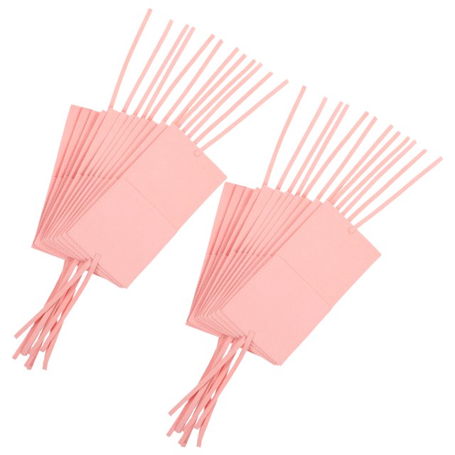 NUOLUX 24Ud Bolsa De Almacenamiento Para Joyas Rosa En Microfibra Con Seguro De Cuerda