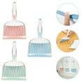 thumbnail image 1 of 3 Set Mini Dustpan and Brush Set Portable Table Top Cleaning Brush and Dustpan Set Dining Table Crumb Sweeper with Soft Bristles Multipurpose Desktop Keyboard Cleaning Tools for Home, 1 of 11