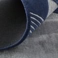 thumbnail image 5 of 5' X 8' Blue And Silver Wool Geometric Tufted Handmade Area Rug, 5 of 10