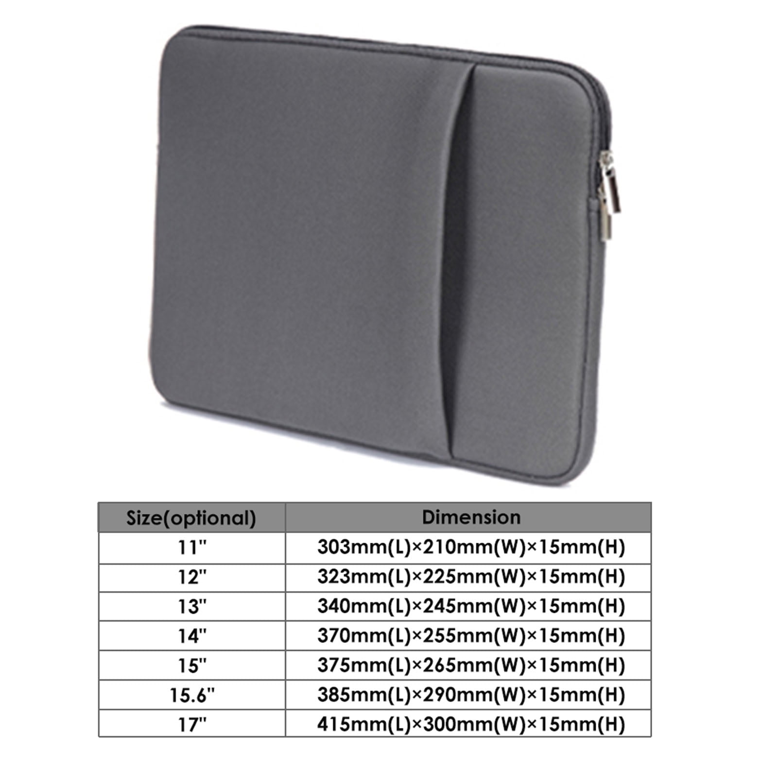 Case B2015 Laptop Sleeve Soft Zipper Pouch 17'' Laptop Bag Replacement For  Air Pro Ultrabook Laptop Pink