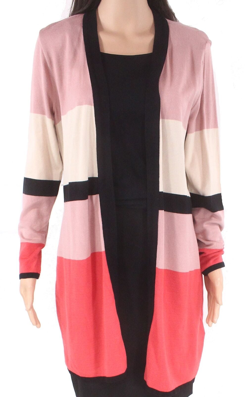 Alfani - Womens Sweater Small Cardigan Colorblock Knit S - Walmart.com - Walmart.com