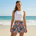 thumbnail image 4 of Jeiento Tropical Flower High Waisted Golf Skort Stretchy Athletic Sports Inner Shorts Skirts Soft Tennis Skirt for Running Workout Size M, 4 of 7