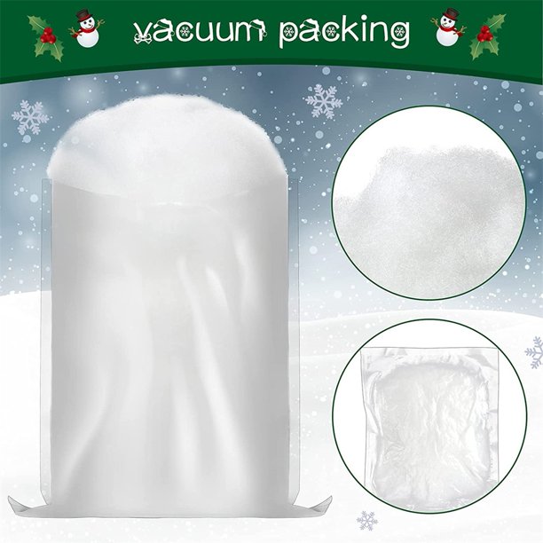 Dreamhall Christmas Fake Snow Decor Artificial Snow Fiber Fluffy Snow