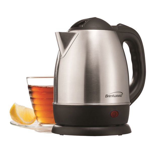 Brentwood 1.2Liter Stainless Steel Cordless Electric Kettle Walmart