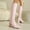 Pink, variant on Knee High Boots Pink Zip Up Fashion Boots for Women