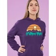thumbnail image 3 of Sunset Mountain Graphic Hoodie Women's, 3 of 4