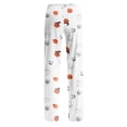 thumbnail image 6 of OIOLOYJM Halloween Wide Pants for Women Cute Ghost Pumpkin Print Sleep Soft Novelty Pajama Bottoms Stretch Yoga Elastic Waist Sweat Pants White M, 6 of 7