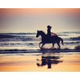 thumbnail image 2 of PHBurchett   24x20 Black Ornate Wood Framed with Double Matting Museum Art Print Titled - Running in the Sand III, 2 of 4