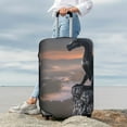 thumbnail image 7 of Fuzoiu Black Dragon Cliff Dawn Print Suitcase Cover,Washable Luggage Covers for Suitcase,Elastic Luggage Protector Cover,Scratch Resistant Travel Suitcase Covers-X-Large, 7 of 7